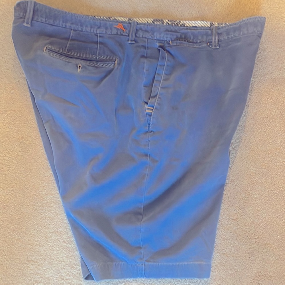 Tommy Bahama casual shorts  size 40 blue with orange stitching great condition